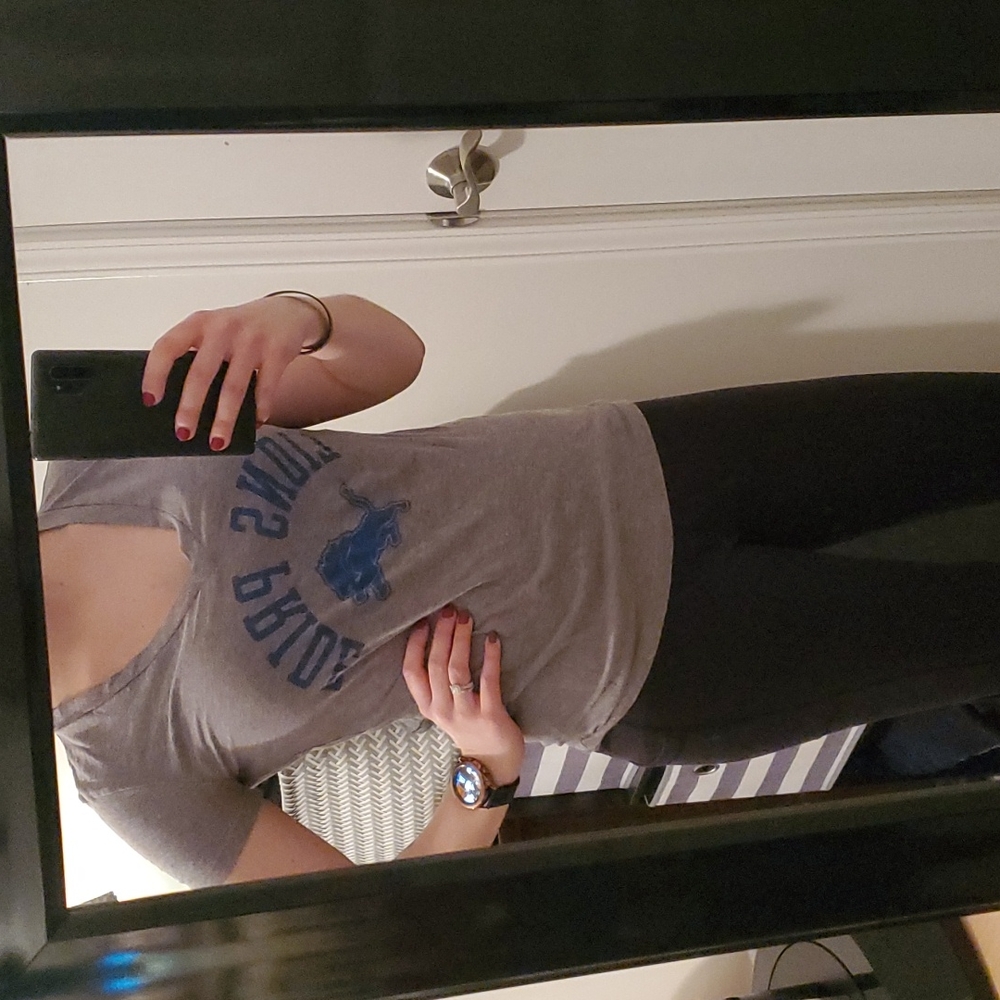 Detroit Lions PINK V Neck Tshirt